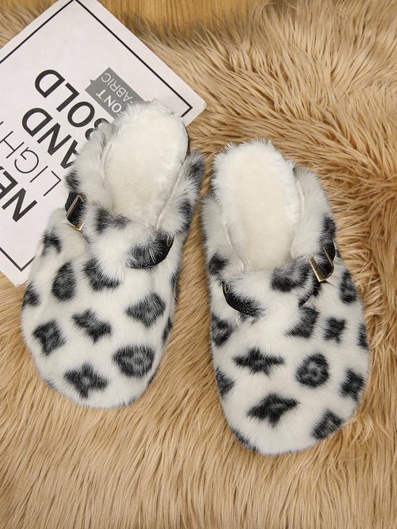 Women Men High-Quality Faux Fur Slippers, Anti-Slip Warm Outdoor Shoes, Casual Fashion Winter Boots, Perfect Gift Choice
