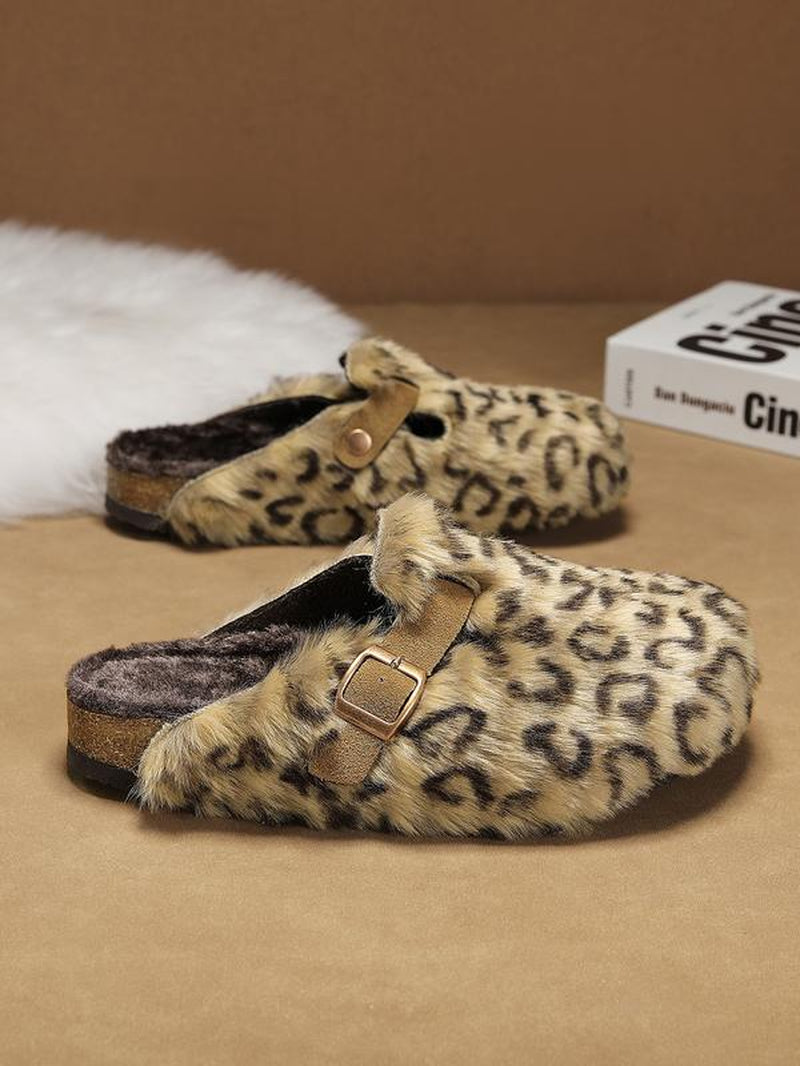 Women Men High-Quality Faux Fur Slippers, Anti-Slip Warm Outdoor Shoes, Casual Fashion Winter Boots, Perfect Gift Choice
